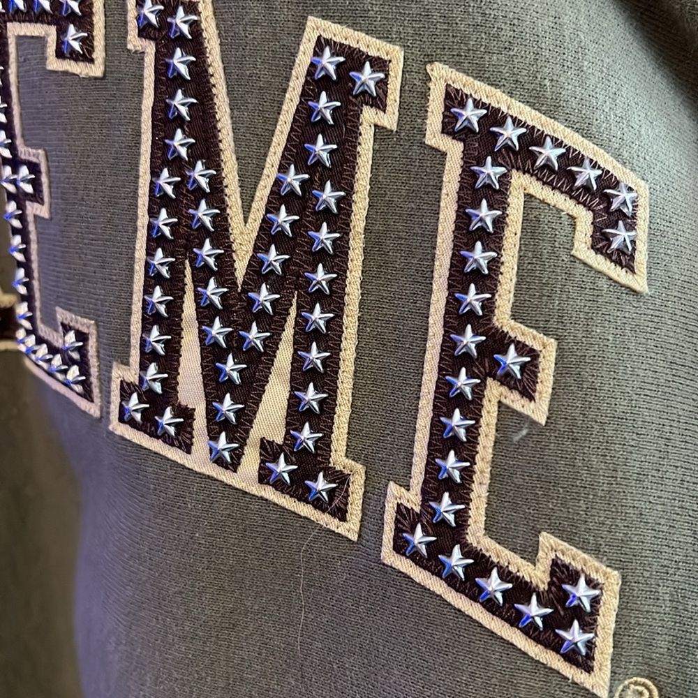 SUPREME STARS ARC HOODIE MILITARY GREEN SIZE XL - Picture 2 of 8